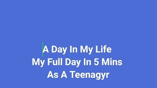 A Day in My Life | What I Do in 24 Hours as a Teenager 🎬”