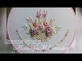 Dimensional Embroidery :  Flower Basket | design for embroidery tablecloth