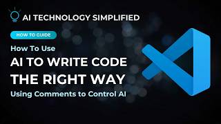How to Use AI to Write Code the Right Way -  Using Comments to Control AI