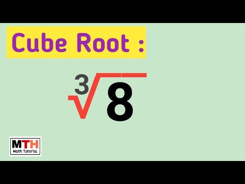 Cube root of 8 | Easy way | One Minute Math - YouTube