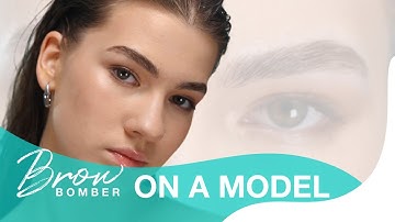 InLei® Brow Bomber: la laminazione sopracciglia made in Italy su una modella