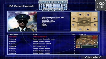 C&C Generals Zero Hour Reborn - 1 vs. 7 Hard Ai