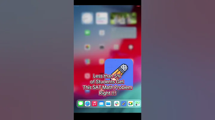 This hard SAT math problem that has over 95% of students stumped in 2025! #satmath  #mathproblem