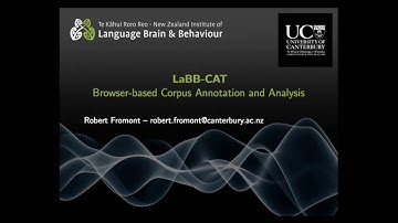 7 - LaBB-CAT - Forced Alignment