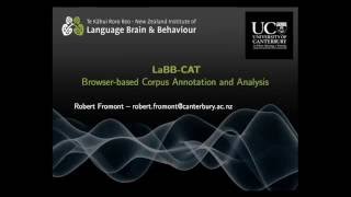7 - LaBB-CAT - Forced Alignment