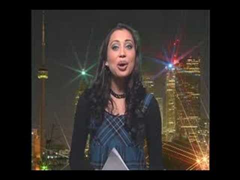 Priya Sharma, as the entertainment host for Newslink@5 on March 20th, 2008