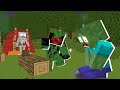 Monster School: CAMPING NIGHT MONSTERS Challenge - Minecraft Animation