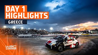 Day 1 Highlights | WRC EKO Acropolis Rally Greece 2023