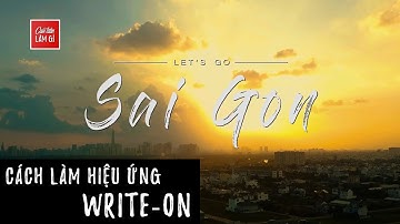 Hiệu ứng WRITE-ON TEXT bằng Premiere Pro & After Effect | CHIA SẺ • Dựng Phim #20