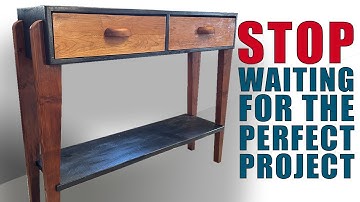 Building a Beautiful Entryway Table With Old Wood