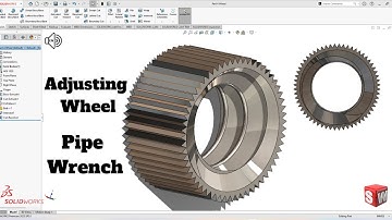 Adjusting Wheel Pipe Wrench SolidWorks Tutorial! SolidWorks