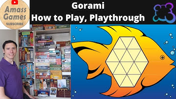 Gorami How to setup play and review board game * AmassGames * abstract strategy two player amazing