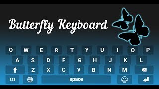 Butterfly Keyboard Theme screenshot 5