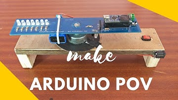 Make Arduino POV Clock