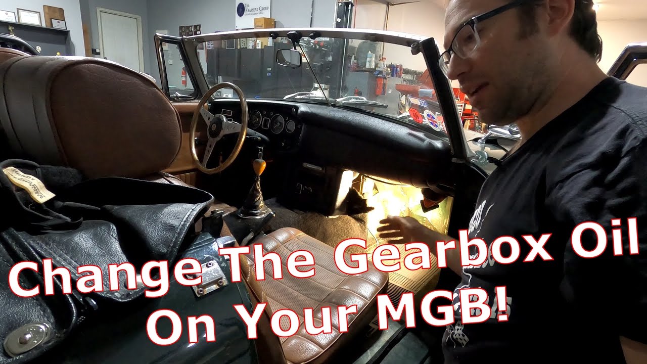 MGB Gearbox and Overdrive Oil Change YouTube