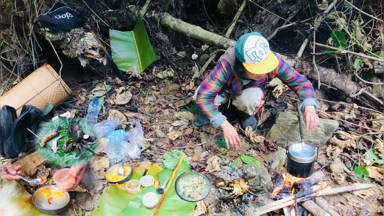 ยามโต่งได้ปลามาทำอาหาร วิถีชีวิตชาวไร่ชาวสวน ในชนบทลาวใต้ - [ ອາເຕື້ອຍ ]