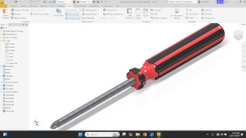 How to Model a Screwdriver in Autodesk Inventor | Beginner-Friendly Tutorial