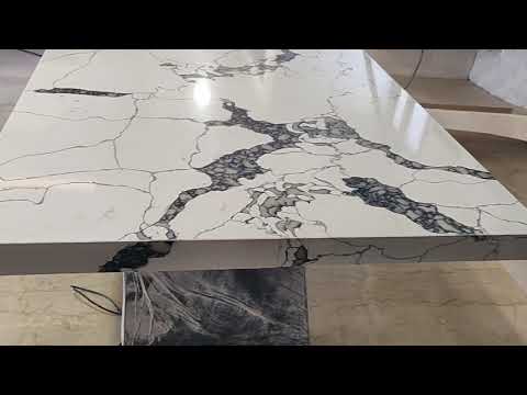 wooden and marble dining table tops design with