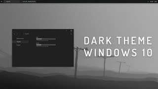 Simple Dark Windows Theme