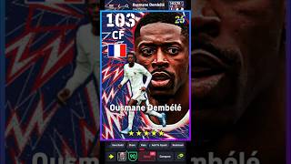 New Ousmane Dembélé 103 Secret Training!🔥#efootball2026 #shorts #efootballtraining #dembele #pes2026