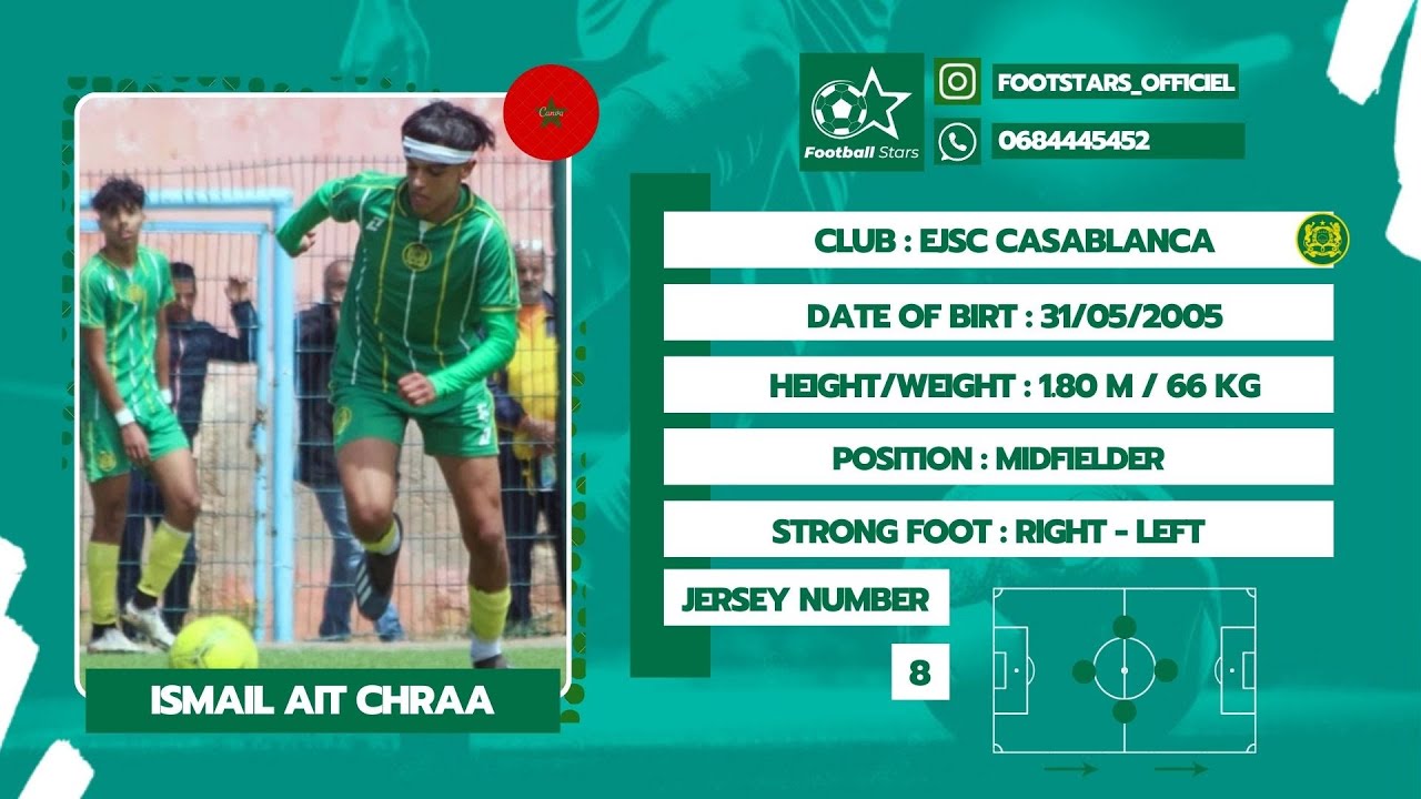 FOOTBALL STARS - ISMAIL AIT CHRAA [MIDFIELDER] [EJSC] - 2024/2025