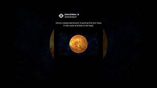 Why Venus Has Backward Sunrises