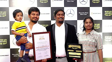 BusinessMint has been awarded Uday Kiran Kandhi | Nationwide Awards | Mercedes Benz Silver Star