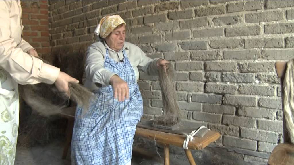 Jak to ze lnem było - wieś Mazury