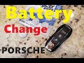 PORSCHE Key Fob Battery Change 911 Macan Cayenne Boxster Cayman Quick Simple Easy DIY