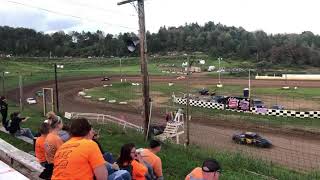 Dirt races - an American Saturday night