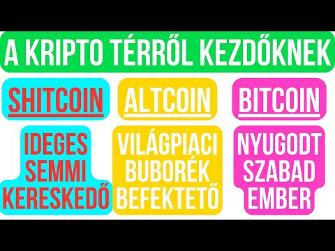 Bitcoin Hírek (2649) - A Kripto Térről Kezdőknek (A ShitCoin-októl - A Bitcoin-ig)