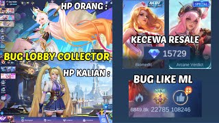 PENYEBAB LOBBY ML KALIAN BELUM GANTI SKIN COLLECTOR ! KECEWA SKIN MPL LIMITED DI RESALE, BUG LIKE ML
