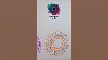 Empty start, but a beautiful ending 😍💗 #spirograph #relaxing #spirographshr #spirographart