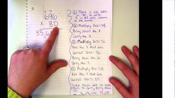Multiplication with trailing zeros: Problem type 2