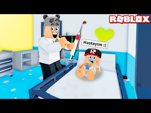 Yaramaz Bebek Hasta Oldu ve Hastanede!! - Panda ile Roblox Twilight Daycare