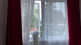How to put portable air conditioner in a casement window