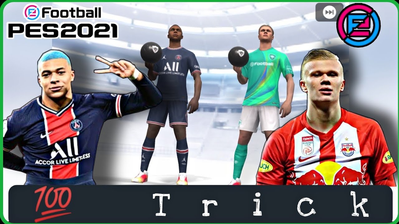 OPENING FANS CHOICE PACK IN PES 2021 MOBILE | TRICK HAALAND AND K. MBAPPE IN PES 2021 MOBILE 🔥 🔥