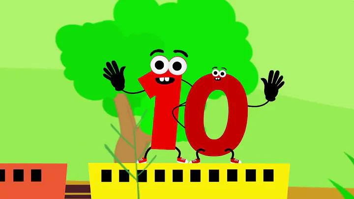 The Number Train Count One to Ten in English! Learn to Count