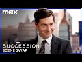Nicholas Braun & Matthew Macfadyen Swap Roles | Succession | HBO Max
