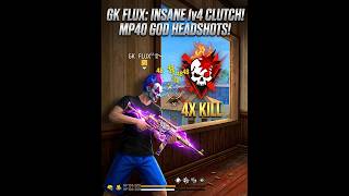 1vs4 CS Rank Can I Clutch 🥵🔥| MP40 Terror Gameplay 🤫| Watch Till End #ffshorts #shortsfeed #mr60sce