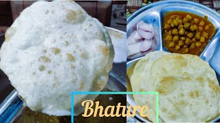 Instant Bhatura recipe | Bhatura recipe without Yeast | Fluffy bhatura