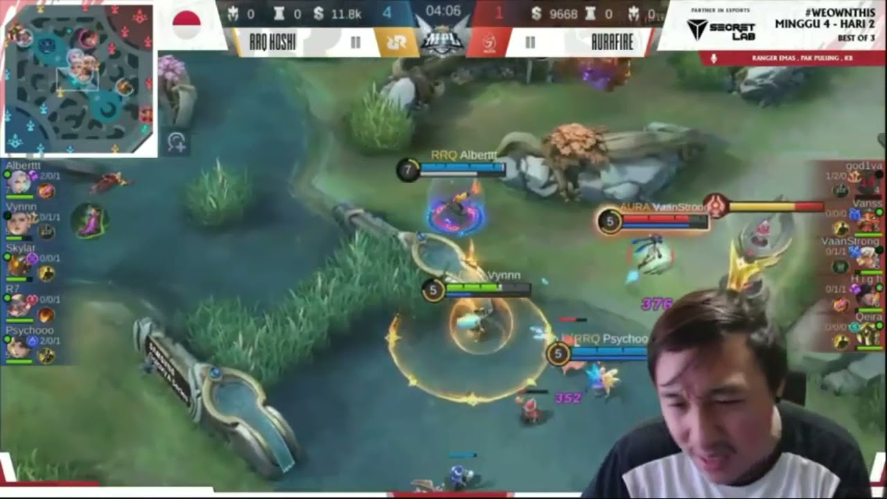 Albert SI Baby alien! | ling fast hand | REACTION STREAMER MELIHAT LINGNYA ALBERT FAST HAND