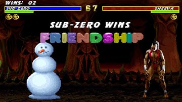 [Mortal Kombat 3 - PC DOS] Sub Zero Playthrough