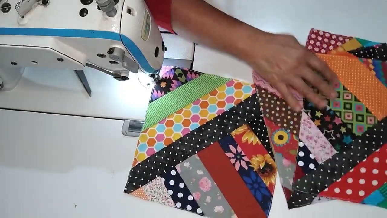 Tão Lindo e Fácil de Fazer Tapete com Sobras de Retalhos. Passo a Passo.