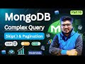 Part 16 MongoDB Skipping &amp; Pagination | Limit Skip Concept Explained in Hindi