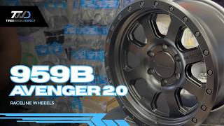 Raceline 959B Avenger 2.0 18×9 Satin Black — Rugged Style, Clean Finish