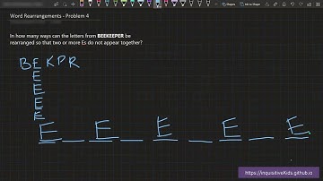 AMC8 Course | Word Rearrangements | Problem 4