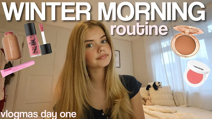 WINTER SCHOOL MORNING ROUTINE!! ❄️🧖🏼‍♀️ *vlogmas day one