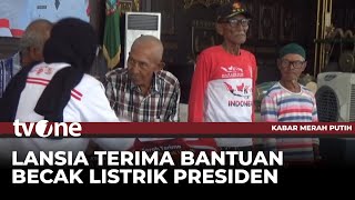 Prabowo Bantu 100 Becak Listrik untuk Pembecak Lansia di Jombang | Kabar Merah Putih