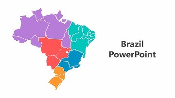 Brazil Map PowerPoint Presentation